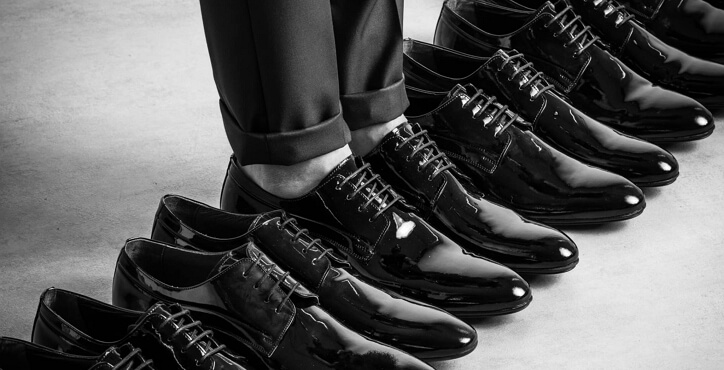 נעלי אלגנט מבריקות ויוקרתיות לגברים